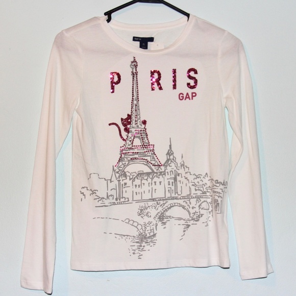 Gap Girl's Paris Long Sleeve Tee - Picture 3 of 7